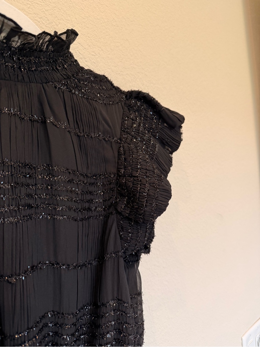 Vici Serving Up Lurex Mockneck Mini Dress Small - Picture 4 of 7